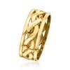 Ross-Simons 18kt Gold Over Sterling Braided Ring - 3 of 4