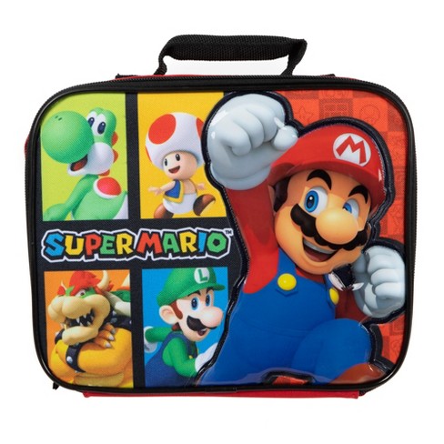 Super Mario Bros. Square Double Compartment Insulated Lunch Box