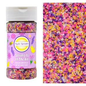 Mystic Sprinkles Spring Is In The Air Sugar Crystals 4.4oz Bottle - 1 of 4