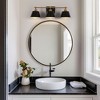 LNC Darren  Modern Vanity Lights,Matte Black and Polished Gold,Matte Black and Gold, Polished Gold and White,1 Light/2 Light/ 3 Light/4 Light - 4 of 4