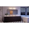 Urban Ambiance Luxury Vintage Bath Light 9.875''H x 32.25''W,  Brushed Nickel Finish,  Hedland Collection, UHP4063 - 2 of 4
