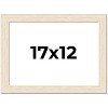 PosterPalooza | 17x12 Wide Barnwood Picture Frame, UV Acrylic, 6 Finishes - Grey, Brown, White, and Black - 2 of 4