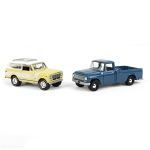 Johnny Lightning 1/64 Exclusive International Harvester 2 Pack, 1965 Model 1200 and 1979 Scout JLCP7354 - 1 of 4