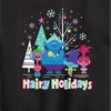 Boys' - Trolls - Hairy Holidays Branch and Friends Graphic Long Sleeve Fleece Sweatshirt - 2 of 4