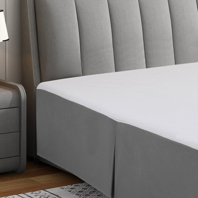 Swift Home | Basics Pleated Microfiber Bed Skirt 14-inch Drop