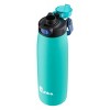 Bubba Radiant Stainless Steel Water Bottle with Push-Button Chug Lid 24oz., Island Teal Rubberized - 2 of 4