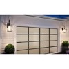 Urban Ambiance Luxury Minimalist Outdoor Wall Sconce 21.625''H x 11''W,  Midnight Black Finish,  Chandler Collection, UHP1392 - 2 of 4
