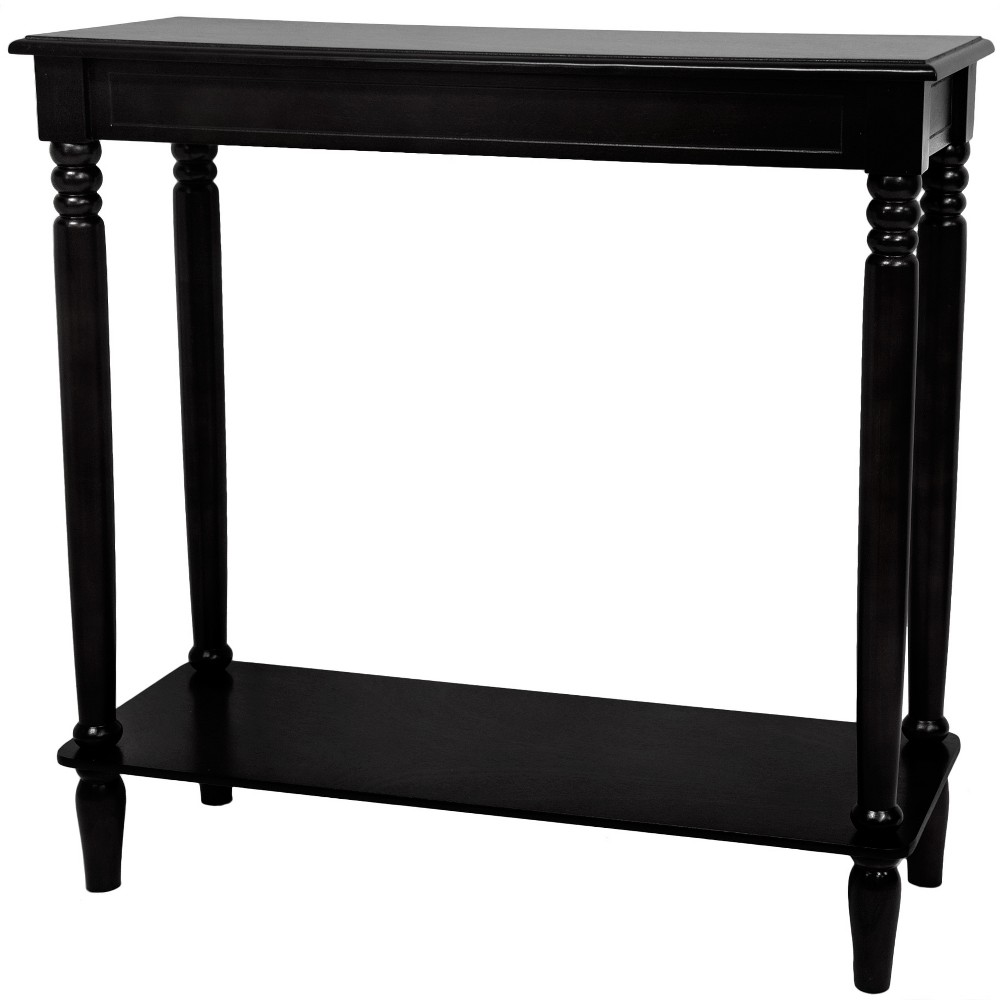 Photos - Coffee Table Oriental Furniture 31" Classic Design Hall Table Black
