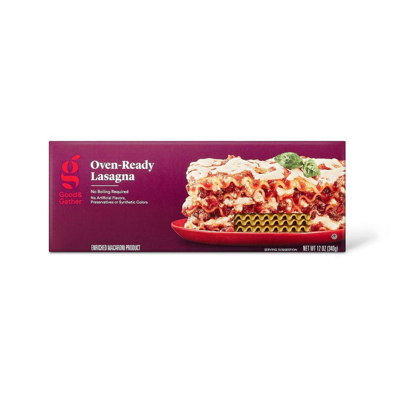 Oven-Ready Lasagna Noodles - 12oz - Good &#38; Gather&#8482;, 1 of 5