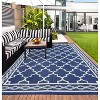 Acekool Outdoor Rug, Waterproof Reversible Easy Care Patio Mat, Lightweight Portable Carpet for RV, Camping, Deck, Balcony - 3 of 4