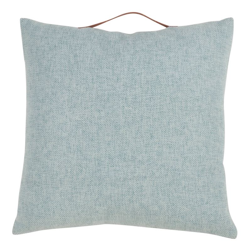 18"x18" Chenille with Handle Poly Filled Square Throw Pillow - Saro Lifestyle, 3 of 6