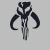Men's Star Wars The Mandalorian Mythosaur Skull Logo T-Shirt - 2 of 4