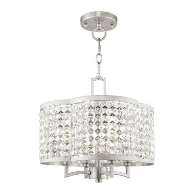 Livex Lighting Grammercy 4 - Light Chandelier in  Brushed Nickel