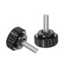 Unique Bargains Plastic Threaded Bolt Knurled Clamping Knob Thumb Screws 6 Pcs - 3 of 4