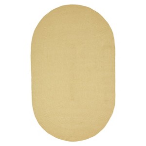 Modern Rustic Braided Pattern High-Traffic Polypropylene Casual Coastal Indoor/Outdoor Area Rug by Blue Nile Mill - 1 of 4
