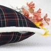 Unique Bargains Home Office Restaurant Double-Sided Plaid Decorative Pillow Covers 2 Packs - 4 of 4