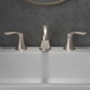 5-Inch Widespread Bathroom Sink Faucet - 2-Handle Low Arc Vanity Faucet | 3-Hole Basin Faucet with Pop-Up Drain & cUPC Water Supply Lines - 3 of 4