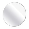 Round Wall Mirror with Aluminum Frame for Bedroom, Living Room, Entryway, Bathroom - 4 of 4