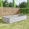Okak Raised Garden Bed with Metal Frame, Planters with Open Bottom Design, Easy Assembly Planter Box for Flower Planters, Vegetables, Herb - 3 of 4