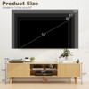 Buenhomino TV Stand for TVs Up to 75 Inches, Boho Entertainment Center Wood TV Stand with Fluted Sliding Doors & Shelves - 2 of 4