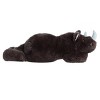 Aurora Large Rhino Snoozles Laid-back Stuffed Animal Black 18" - 4 of 4
