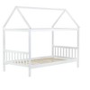 PAGED Twin Size House Shaped Bed Modern Wooden Bed Frame with Headboard and Footboard for Bedroom - 4 of 4