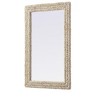 Elegant Lighting Rectangle Cornhusk Mirror 27x42 in Linen White - 4 of 4