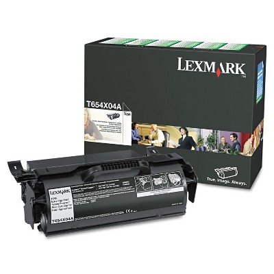 Lexmark Extra High Yield Toner Cartridge for Laser Printer - Model T654X04A