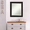 Amanti Art 20" x 24" Trio Framed Wall Mirror Oil Rubbed Bronze: Modern Rectangle, Beveled, Wall-Mounted - 4 of 4