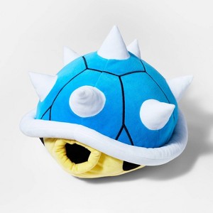 Nintendo Mario Kart Shell Kids' Pillow Blue - 1 of 3