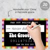 Big Dot of Happiness 70's Disco - Party Mug Shots - Photo Booth Props 1970's Disco Fever Party Mugshot Signs - 20 Count - 2 of 4