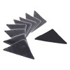 PiccoCasa Household Reusable Non Slip Silicone Rug Stickers 5.9" x 3" x 0.12" Black 8 Pcs - 3 of 3