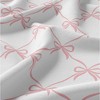 Sweet Jojo Designs Girl Queen Sheet Set Ballerina and Ballet Bows Pink and White 4pc - 4 of 4