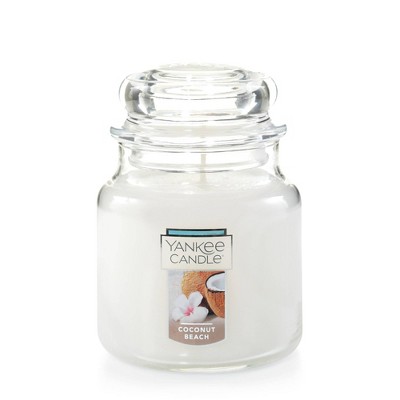 14.5oz Glass Jar Coconut Beach Candle - Yankee Candle