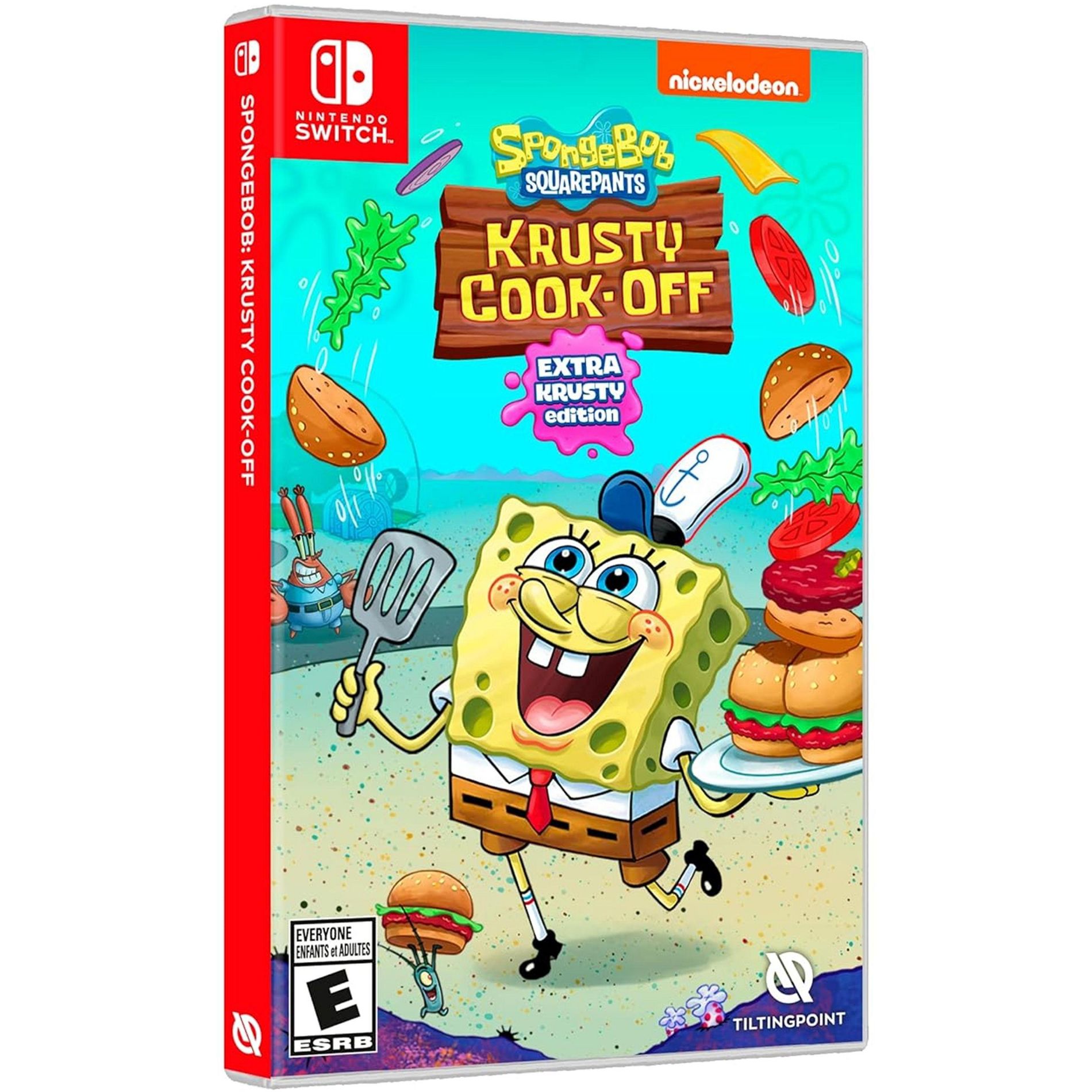 SpongeBob: Krusty Cook-Off Extra Krusty Edition – Fast-Paced Cooking Game + Poster – Nintendo Switch
