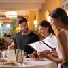 WeChef 30 Pack Menu Covers 8.5 x 11" Book Style Menu Holder 4 Pages 8 Views Restaurant Bar Burgundy - 2 of 4