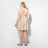 Women's Button-Front Mini A-Line Dress - Wild Fable™ - 3 of 3