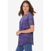 Woman Within Plus Size Notch-Neck Pocket Tee - 4 of 4