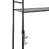 Organize It All Over The Bed/Desk Steel Etagere Spacesaver Black Kennedy International: Decorative Storage, 2 Open Shelves - 3 of 4