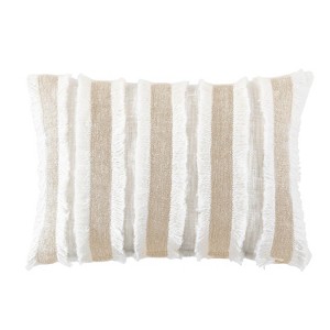 14"x20" Mona Lumbar Throw Pillow - Crescent & Starlight - 1 of 4