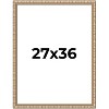 PosterPalooza | 27x36 Modern Bamboo Picture Frame, UV Acrylic, 5 Finishes - 2 of 4