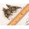 Anna-Kaci Antique Inspired Rhinestones Enamel Opal Butterfly Insect Brooch Pin - 4 of 4