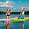 Costway Small Inflatable SUP Board, Portable Paddle Board with 5D rings Stand Up Paddle Board for Youth & Adult Blue/Turquoise/Green/Orange/Navy/Pink/Light Pink - 4 of 4