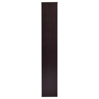 Contemporary Cappuccino 70.5" Asymmetrical Cube Bookcase