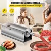 VEVOR Manual Sausage Stuffer, 5 L / 11 LBS Horizontal Sausage Machine, Dual-Speed Meat Stuffer, Made of Food-Grade 304 Stainless Steel, Silver - 3 of 4