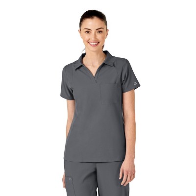 Wink W123 Women's Collar Scrub Top