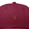 Dalix Lil Strawberry Embroidered Cotton Summer Outdoor Baseball Cap Dad Hat Womens - 2 of 4