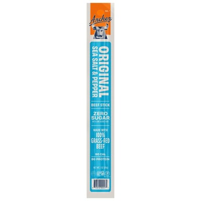 Archer Jerky Original Salt & Pepper Beef Meat Sticks - 8oz/8ct