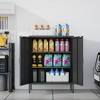 SKRAN Metal Cabinet with Adjustable Shelves, Heavy-Duty Kitchen Storage Cabinet for Bathroom, Bedroom,Living Room & Home Office - 2 of 4