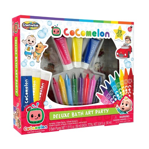 Cocomelon Creative Kids Window Art Kit. 20 piece craft set. Suncatchers.  NEW